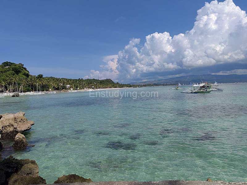 Фото Белый пляж White Beach Филиппины Филиппины
